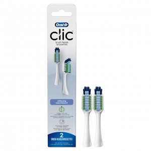 Oral-B Clic Toothbrush Whitening Replacement Brush Heads Zubehör Weiß | CH_OB21467