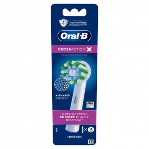 Oral-B CrossAction X-Filament Andere Bürstenköpfe Weiß | CH_OB54993