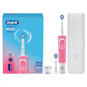 Oral-B Vitality Limited Rechargeable Pro-Serie Weiß Rosa | CH_OB95789