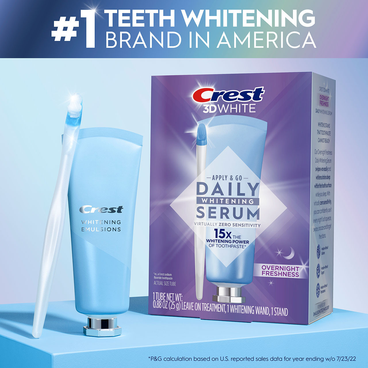 Oral-B 3DWhite Daily Whitening Serum Overnight Freshness Zubehör Blau | CH_OB95281