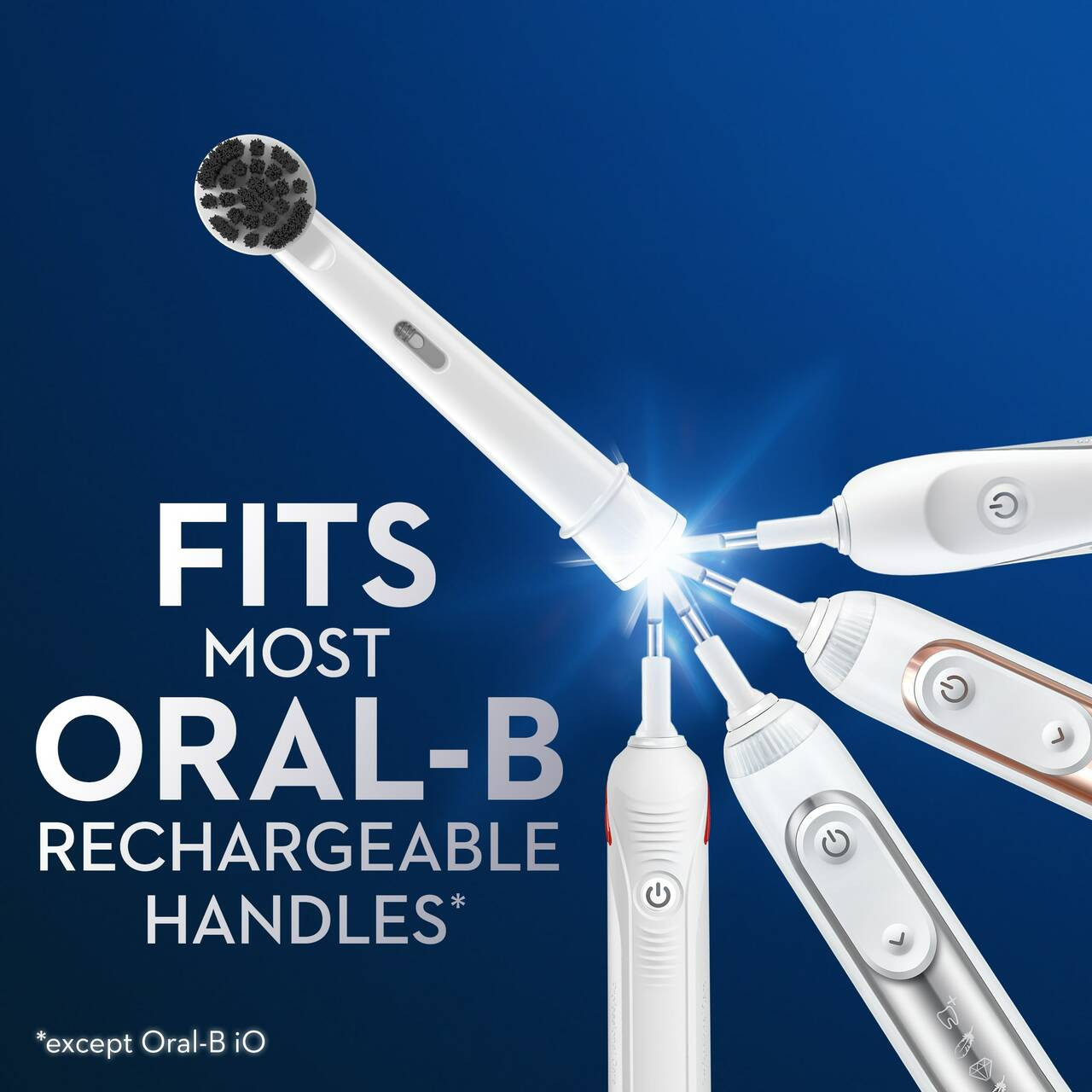 Oral-B Charcoal bristles Andere Bürstenköpfe Grau | CH_OB51547