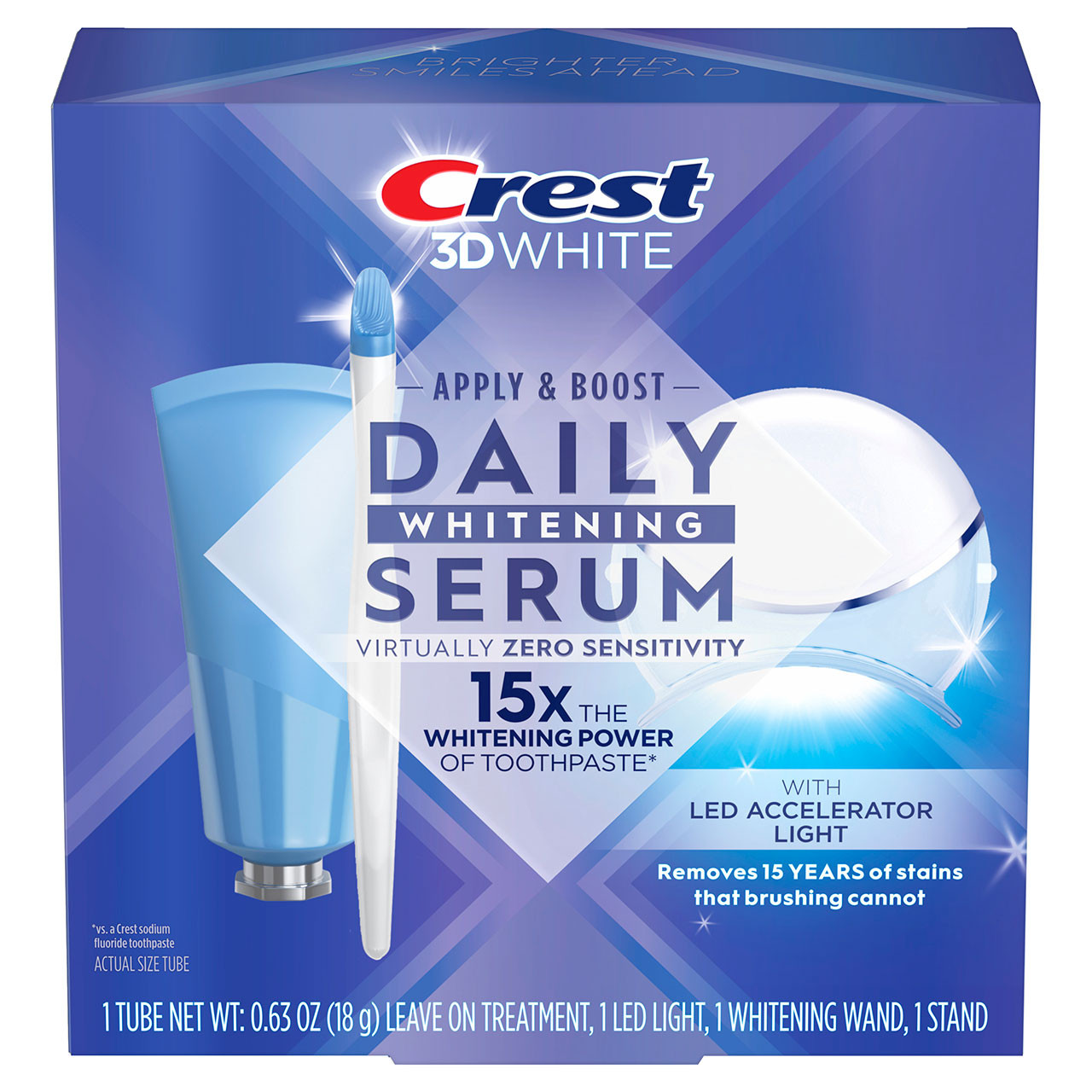 Oral-B Crest 3DWhite Daily Whitening Serum with LED Zubehör Hell | CH_OB70456