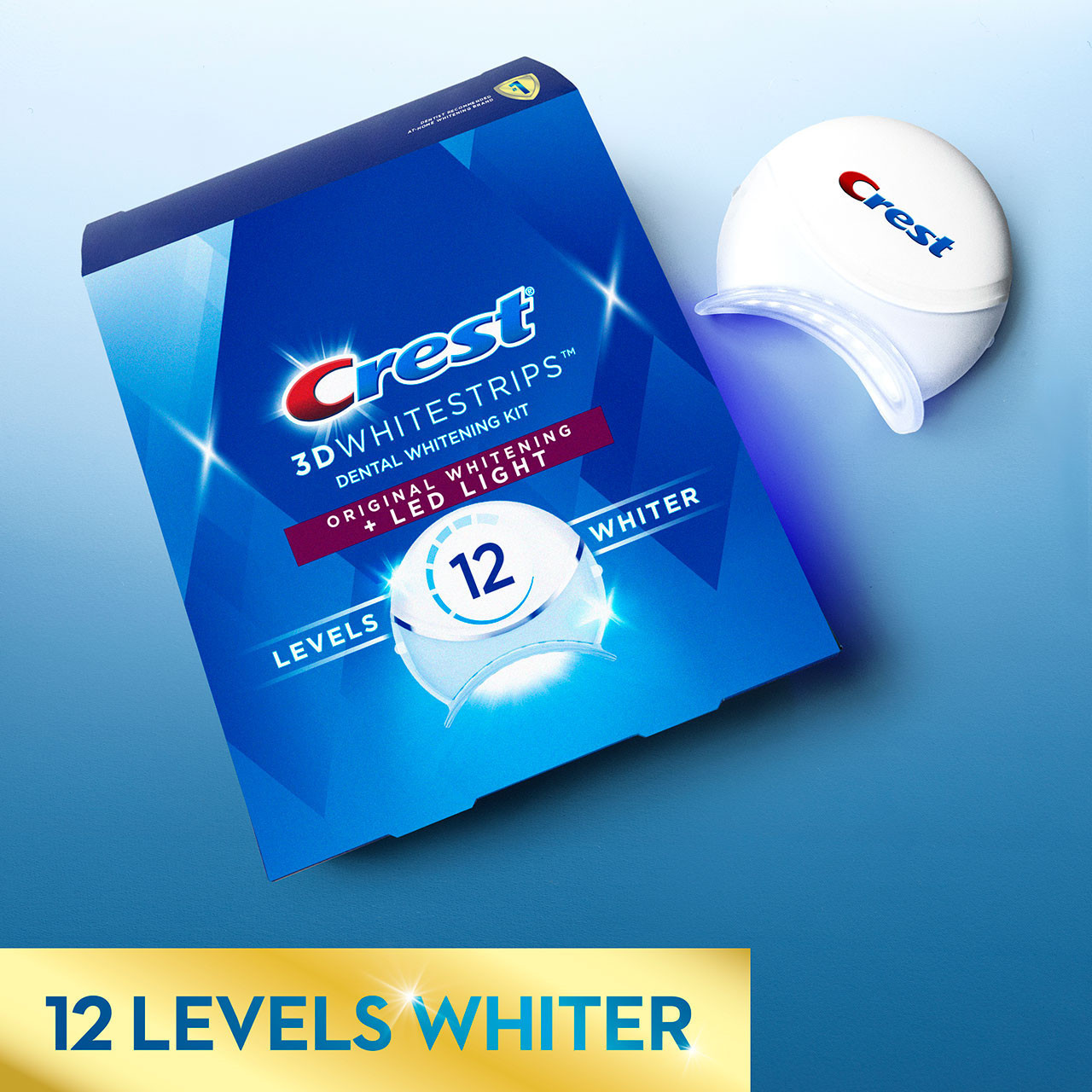 Oral-B Crest 3DWhitestrips Original Plus LED Zubehör Hell | CH_OB29498