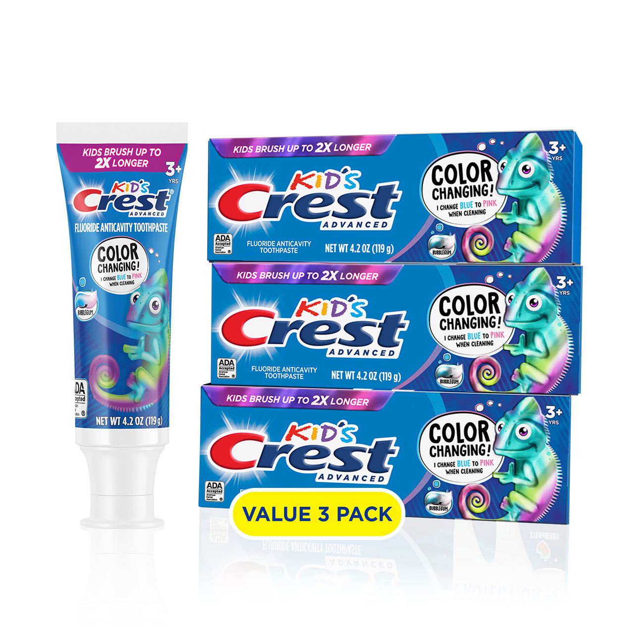 Oral-B Crest Kids Enamel + Cavity Protection Pakete Weiß Blau | CH_OB60572