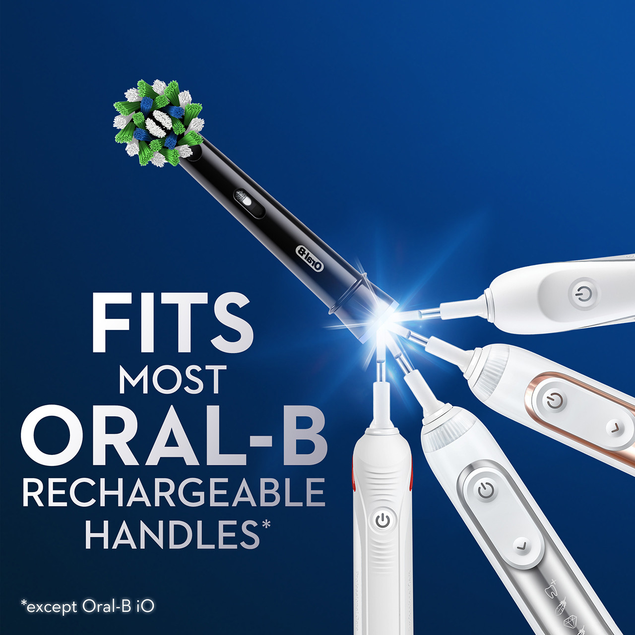 Oral-B CrossAction Andere Bürstenköpfe Schwarz | CH_OB87674