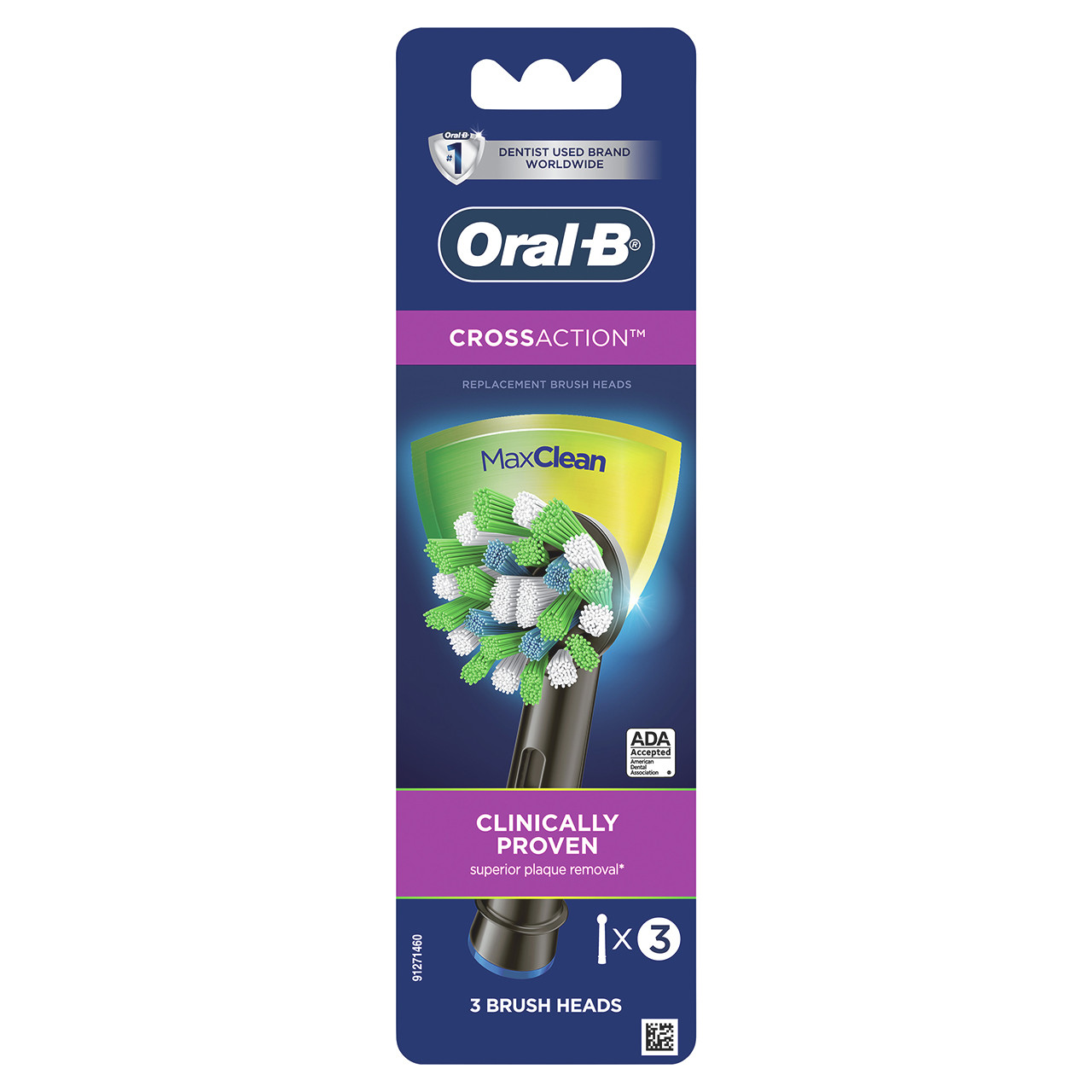 Oral-B CrossAction Andere Bürstenköpfe Schwarz | CH_OB87674