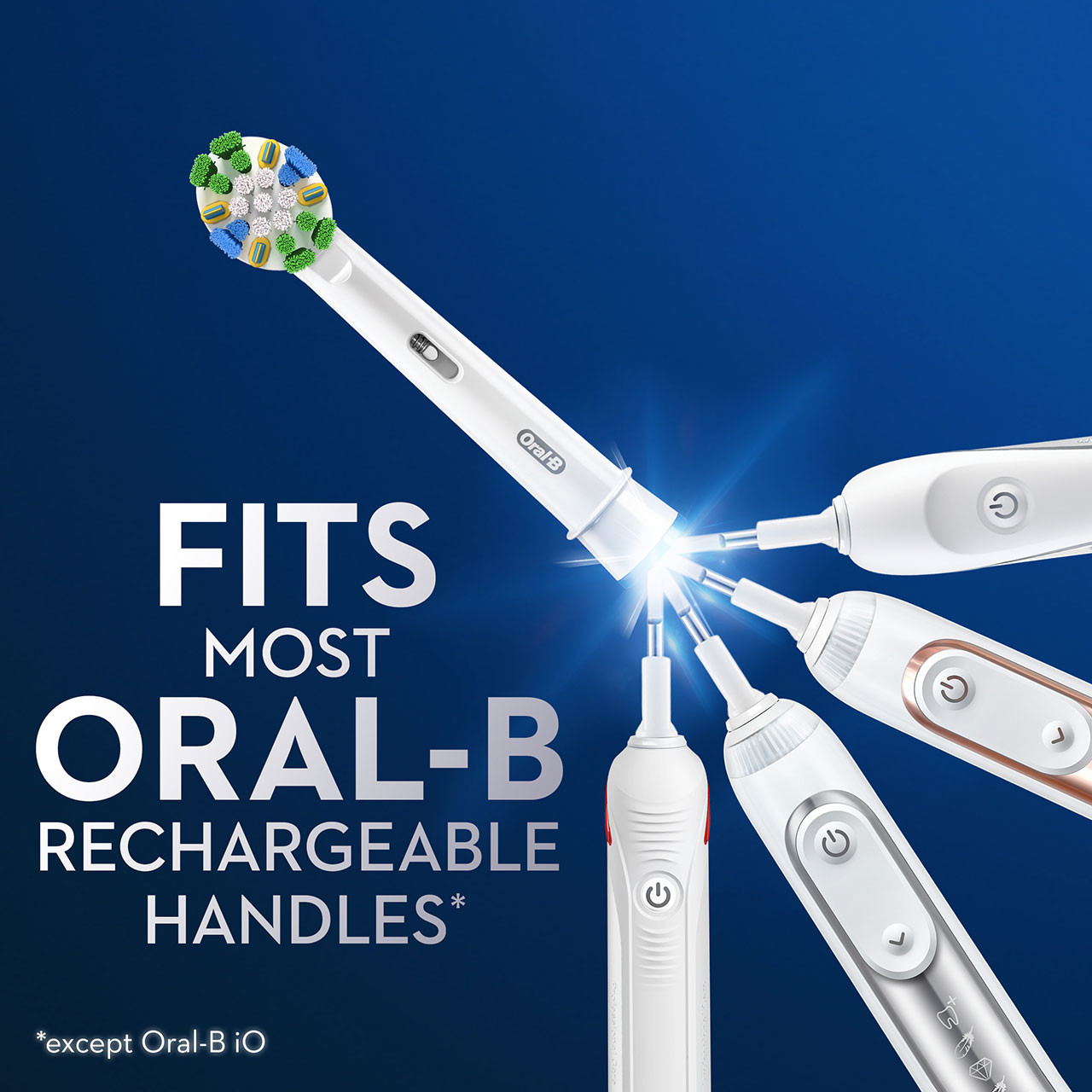 Oral-B FlossAction X-Filament Andere Bürstenköpfe Weiß | CH_OB89062