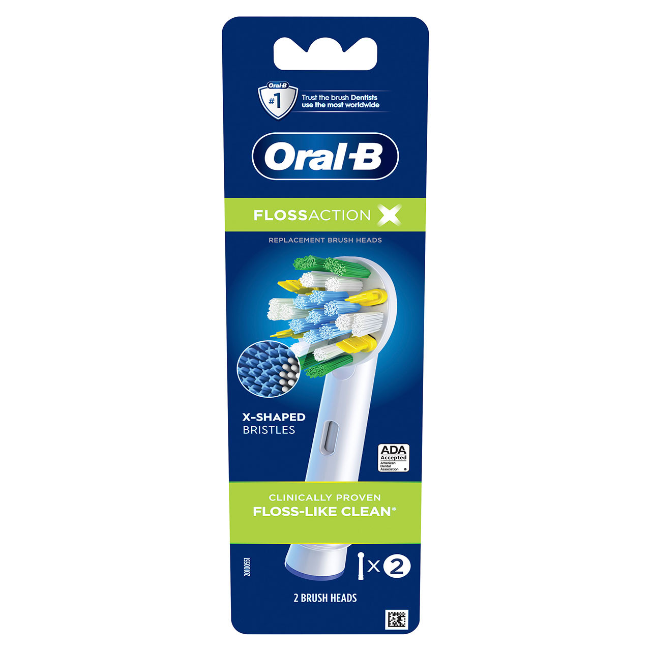 Oral-B FlossAction X-Filament Andere Bürstenköpfe Weiß | CH_OB89062