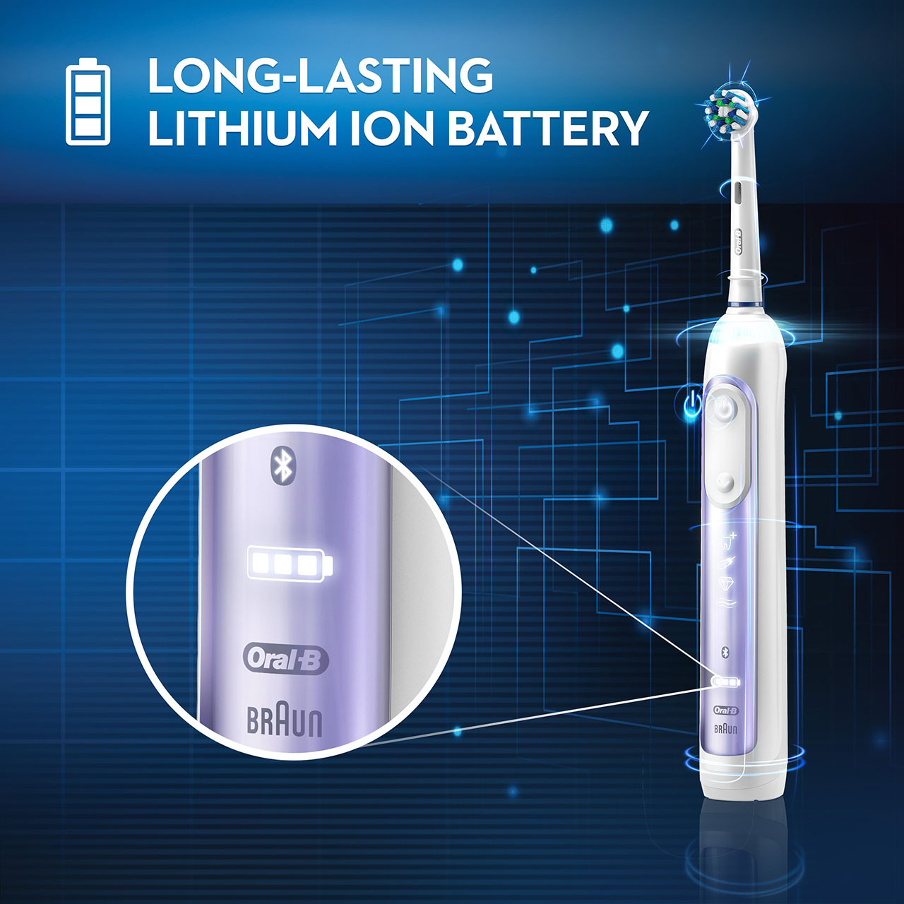 Oral-B Genius 7500 Rechargeable Genius-Serie Lila | CH_OB22615