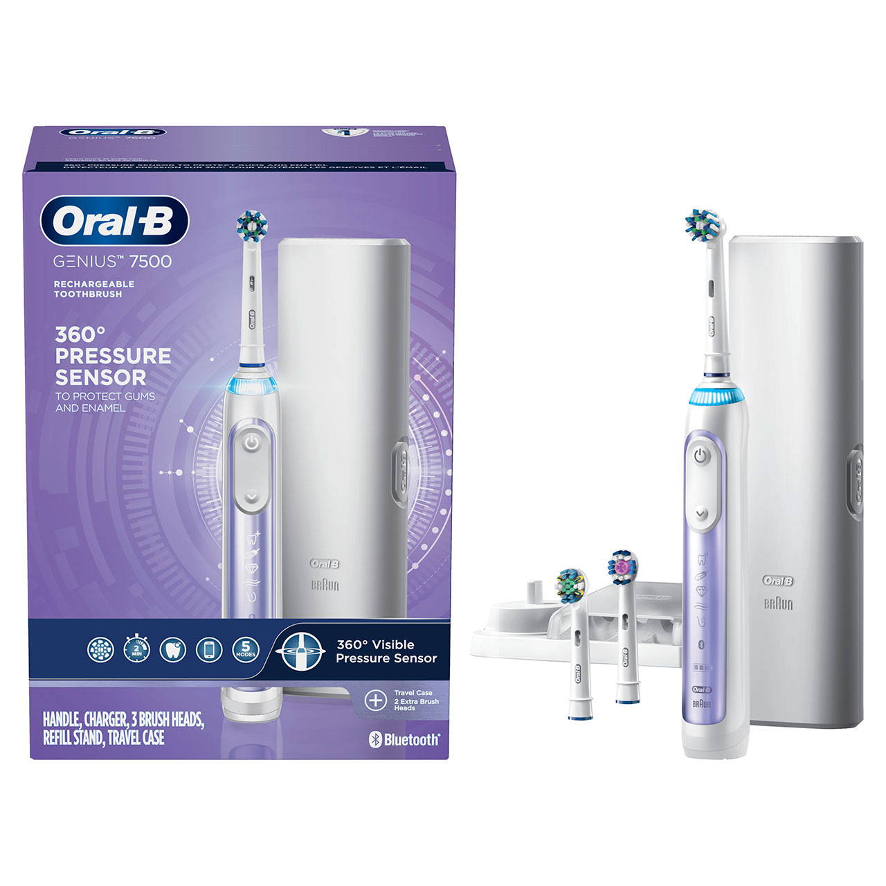 Oral-B Genius 7500 Rechargeable Genius-Serie Lila | CH_OB22615