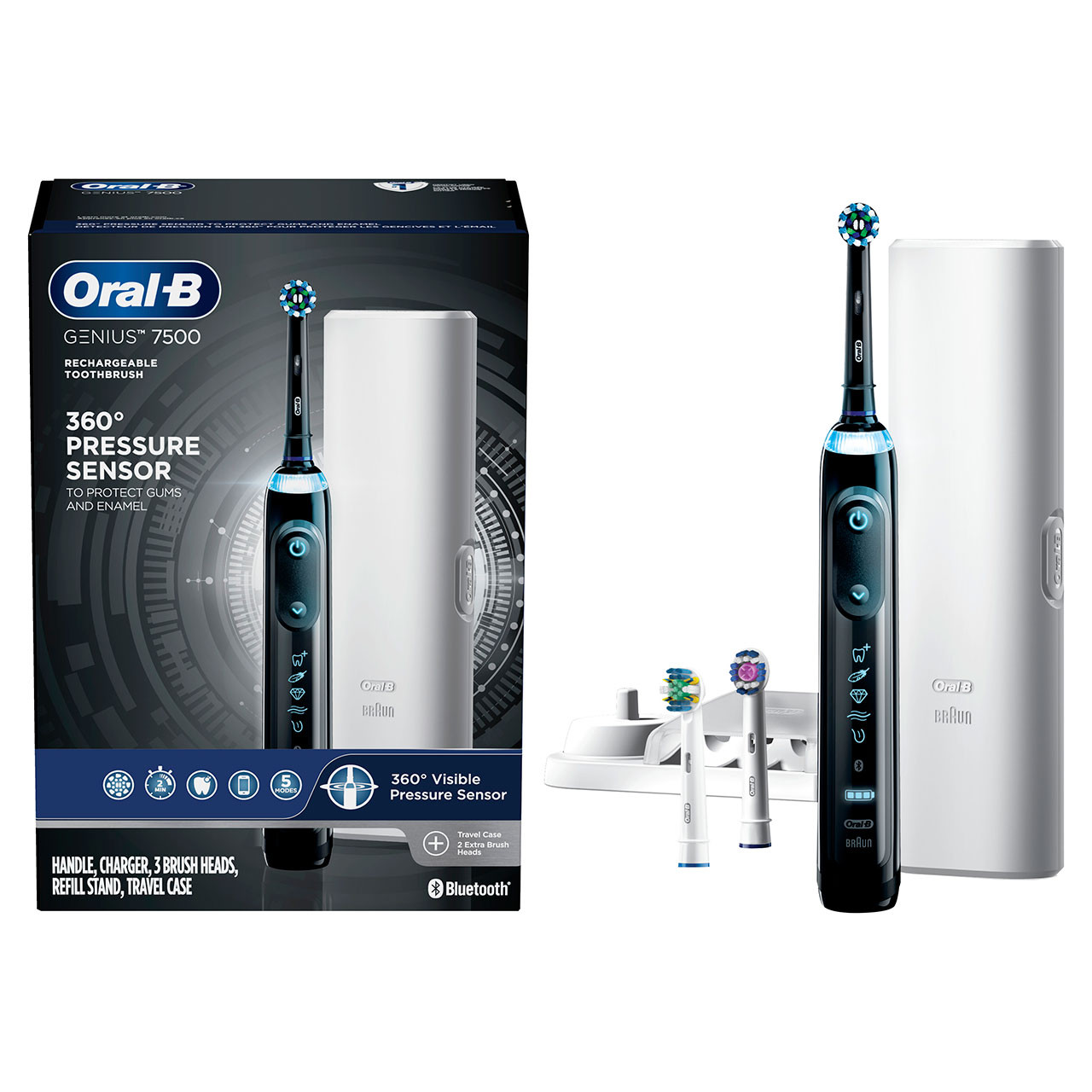 Oral-B Genius 7500 Rechargeable Genius-Serie Schwarz | CH_OB26502