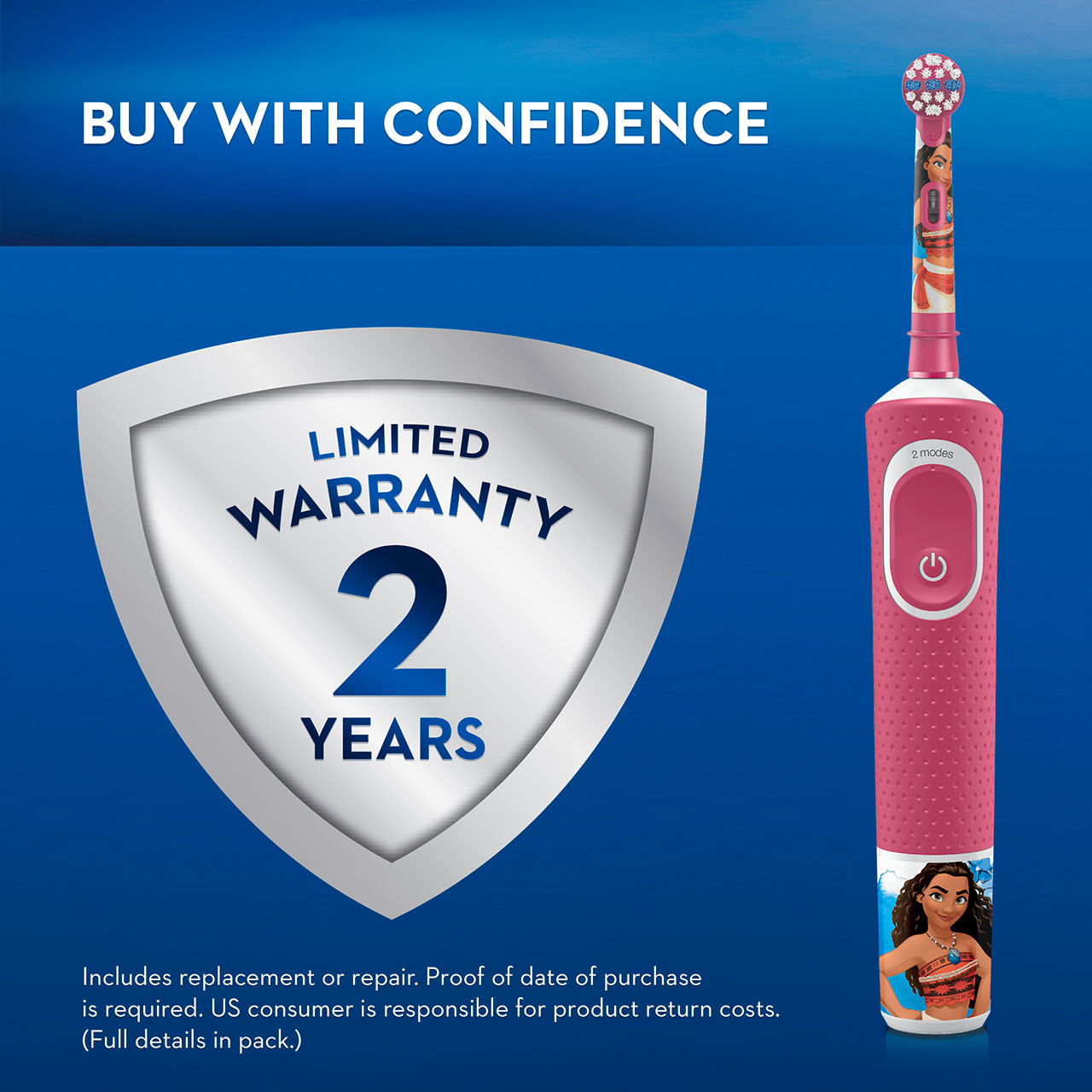 Oral-B Kids Princess Moana Pakete Rot | CH_OB37655