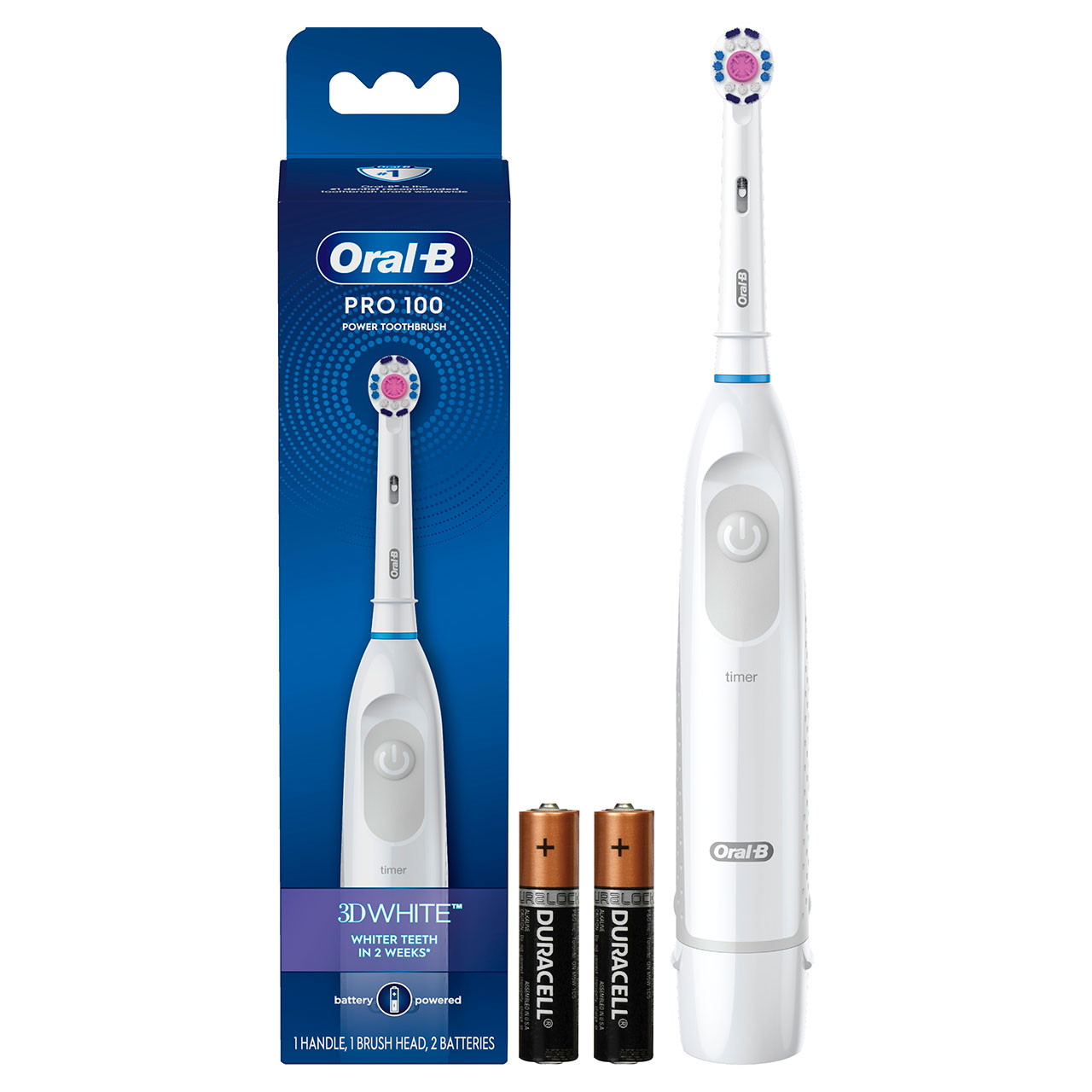 Oral-B Pro 100 3d Pro-Serie Weiß | CH_OB61023