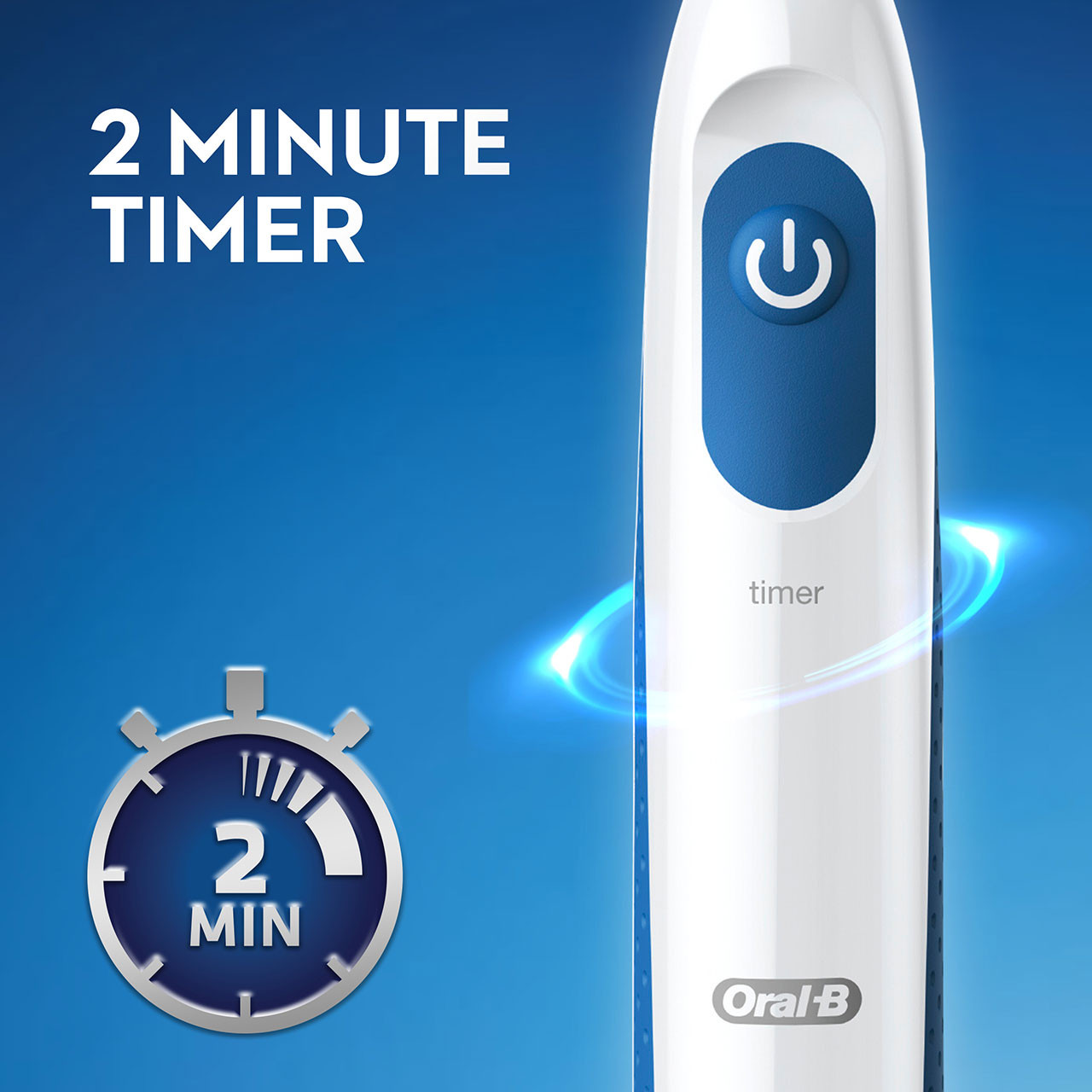 Oral-B Pro 100 Precision Clean Pro-Serie Weiß Blau | CH_OB66761