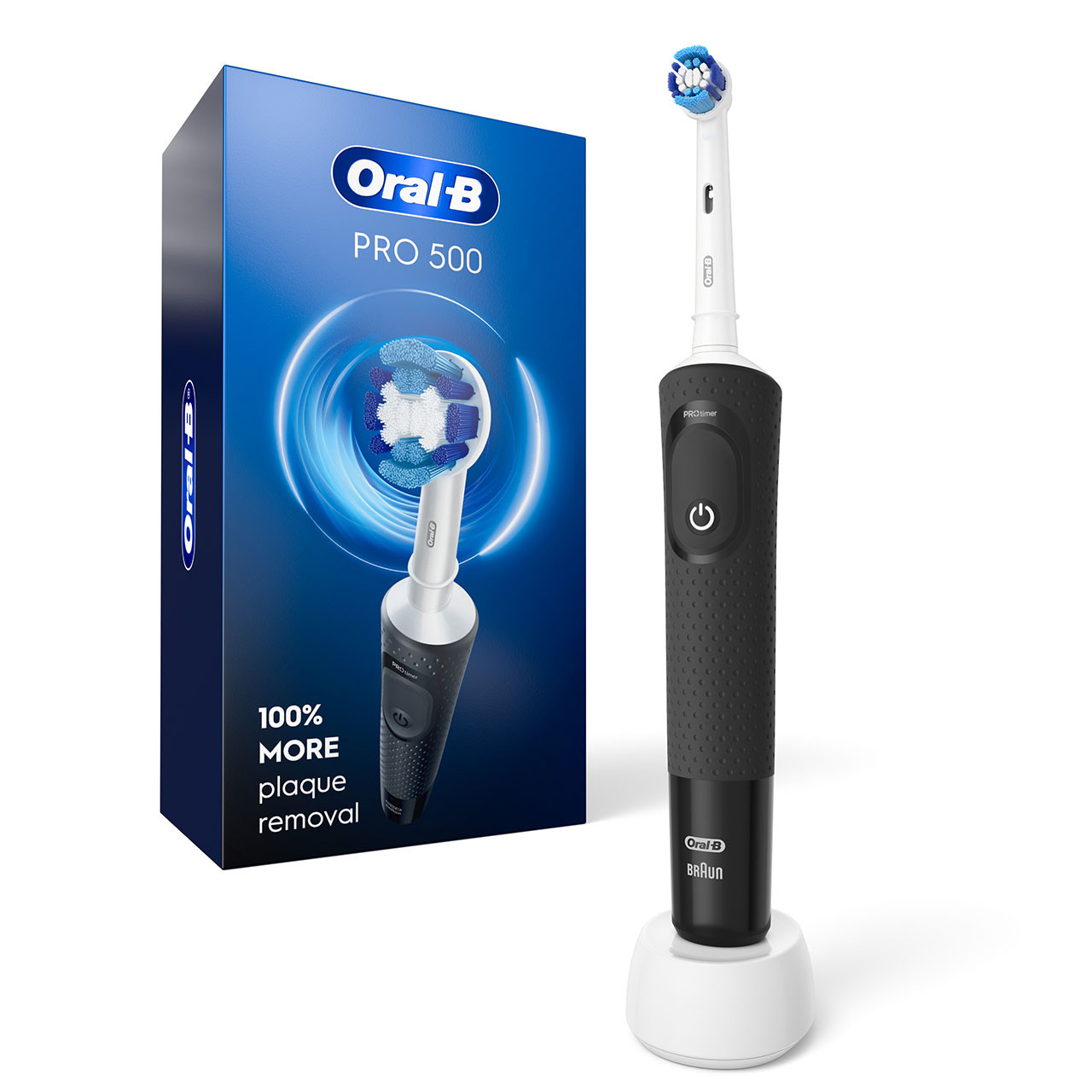 Oral-B Pro 500 Series Pro-Serie Weiß Schwarz | CH_OB48774