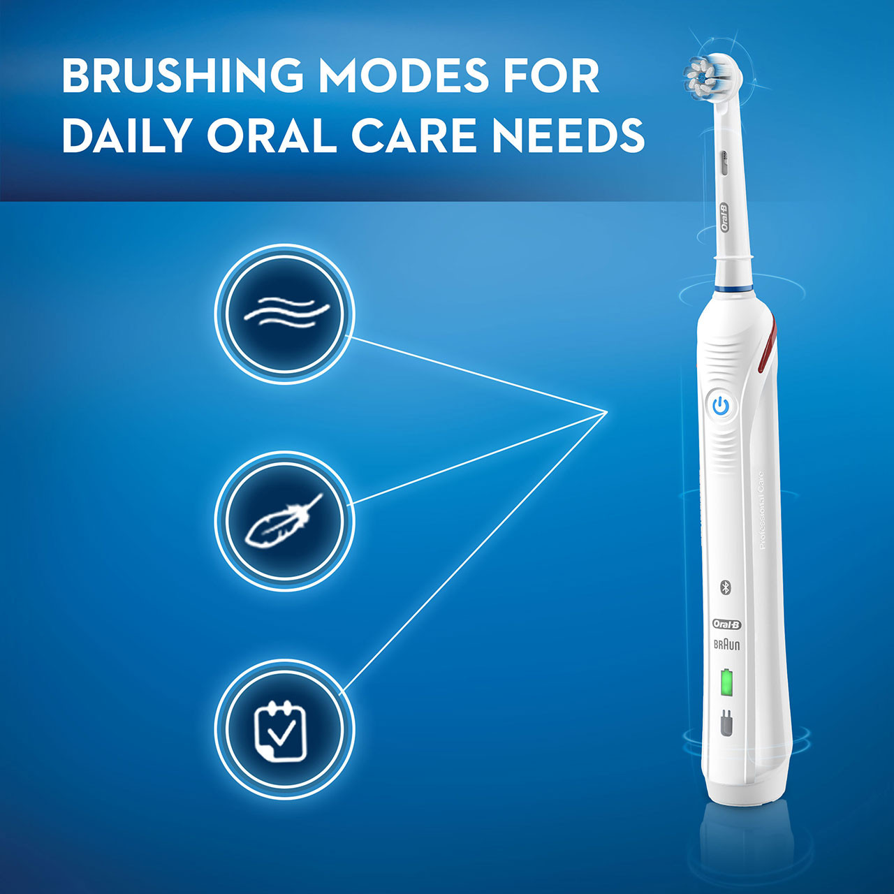 Oral-B Smart 4000 Rechargeable Smart-Serie Weiß | CH_OB67488