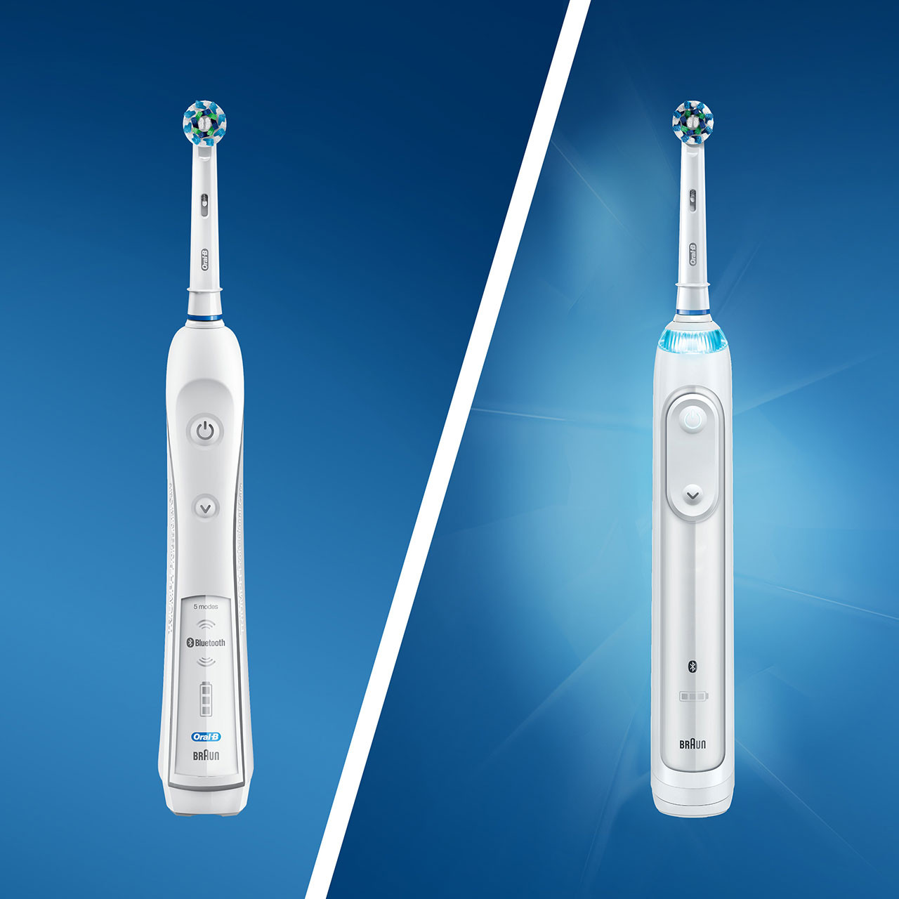 Oral-B Smart 5000 with Bluetooth Smart-Serie Weiß | CH_OB84698