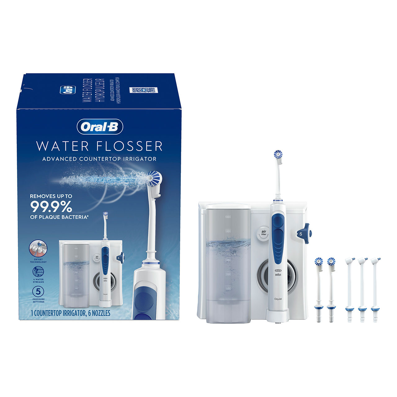 Oral-B Water Flosser Advanced Countertop Irrigator Zubehör Weiß | CH_OB13944