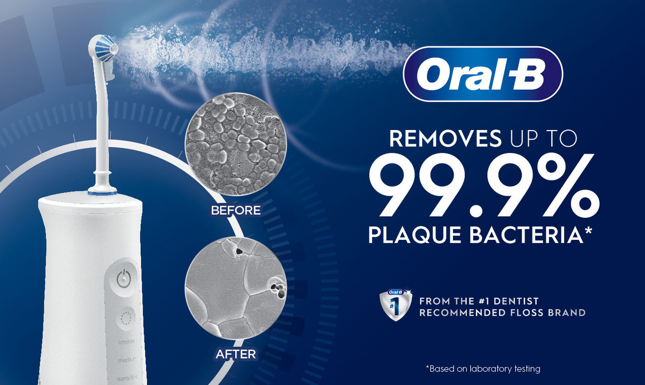 Oral-B Water Flosser Advanced, Portable Oral Irrigator Handle Zubehör Weiß | CH_OB58449