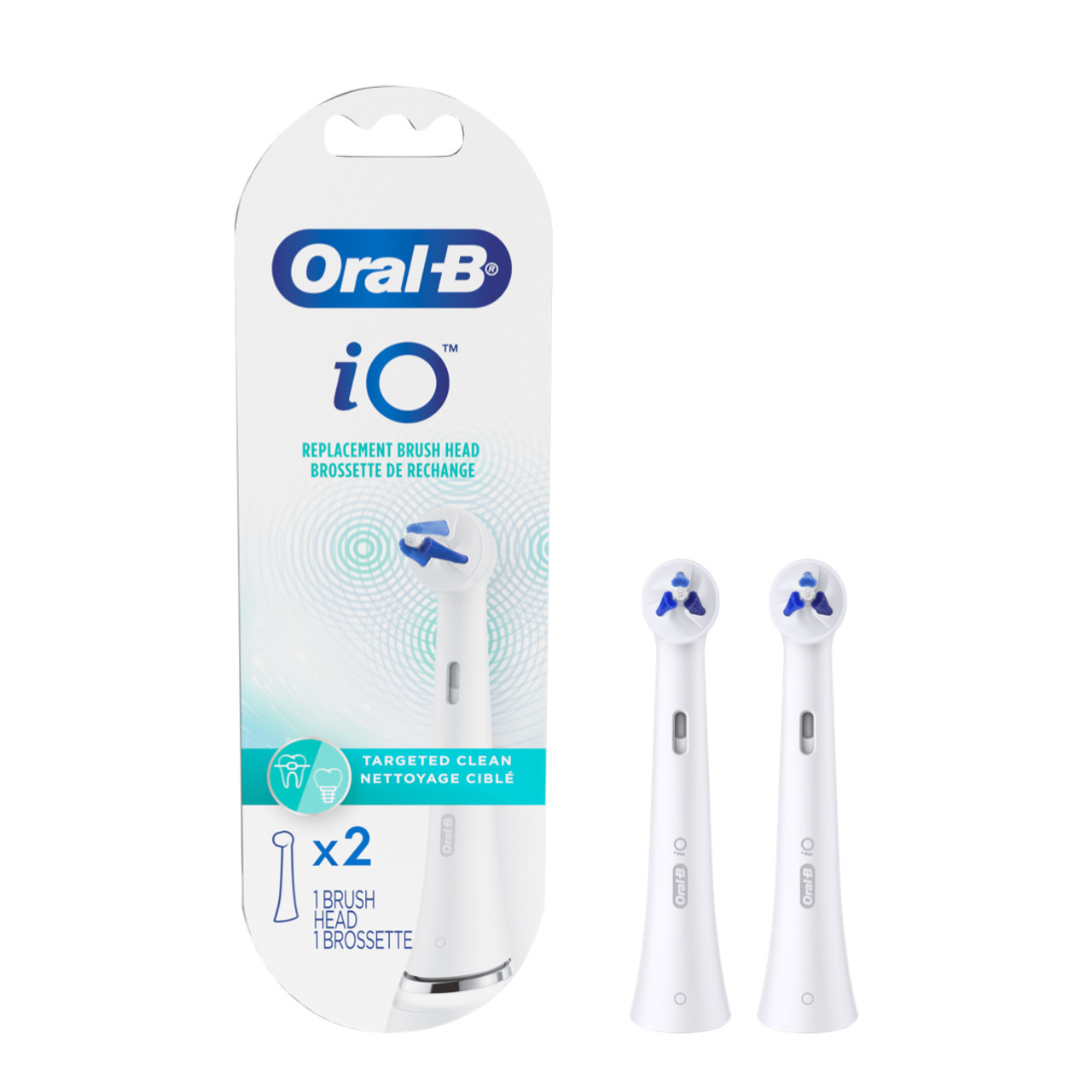 Oral-B iO Targeted Clean iO-Bürstenköpfe Weiß | CH_OB26458